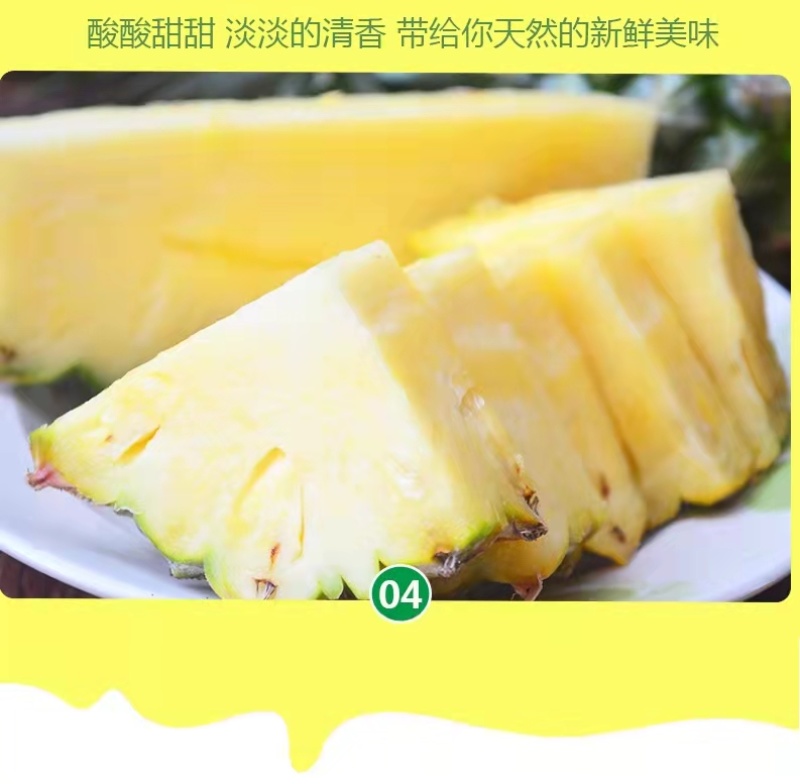 广东徐闻凤梨菠萝的海广东徐闻特产中国地理保护产品