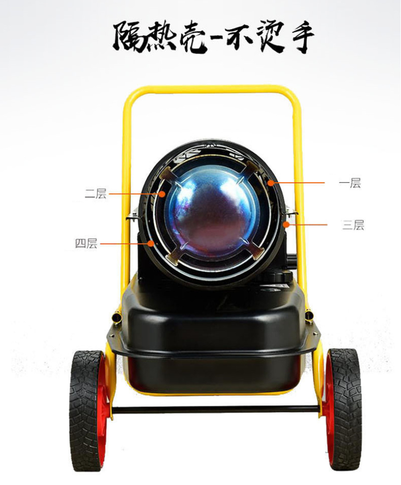 小型移动花卉园艺热风机温室大棚暖风机畜牧业温控设备