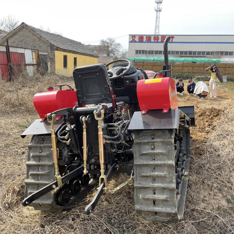 大马力履带拖拉机堆土起垄施肥开沟回填农用四缸柴油机