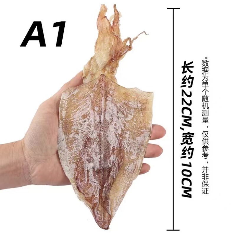 源头批发AAAA烧烤鱿鱼干纯淡干货10-60头规格