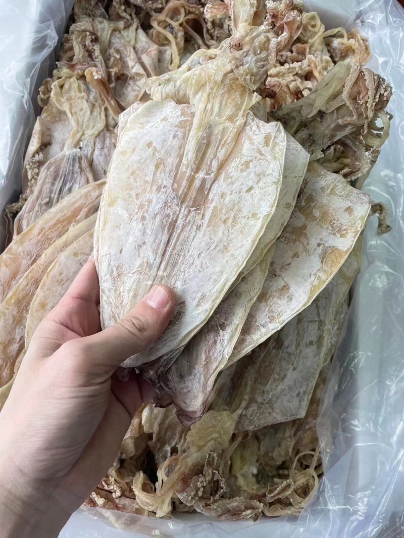 源头批发AAAA烧烤鱿鱼干纯淡干货10-60头规格