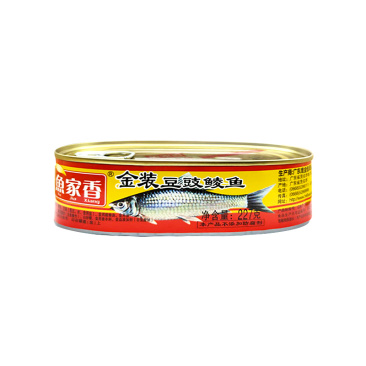 鱼家香227g豆豉鲮鱼鱼罐头