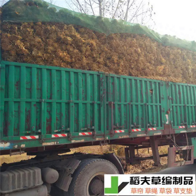 稻夫草棒稻草绳把绿化隔档夹层用园林护坡隔档防滑