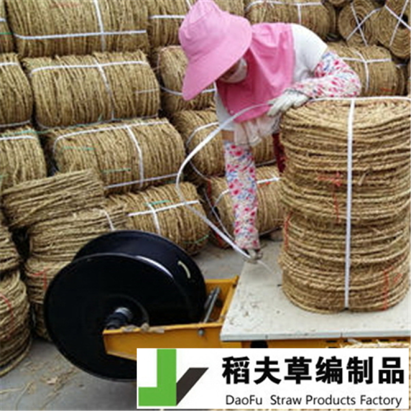 稻夫草绳稻草绳园林绿化包树花木苗木移栽包扎土球陶瓷厂