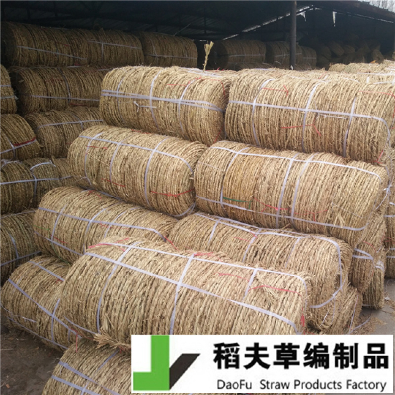 稻夫草绳稻草绳园林绿化包树花木苗木移栽包扎土球陶瓷厂