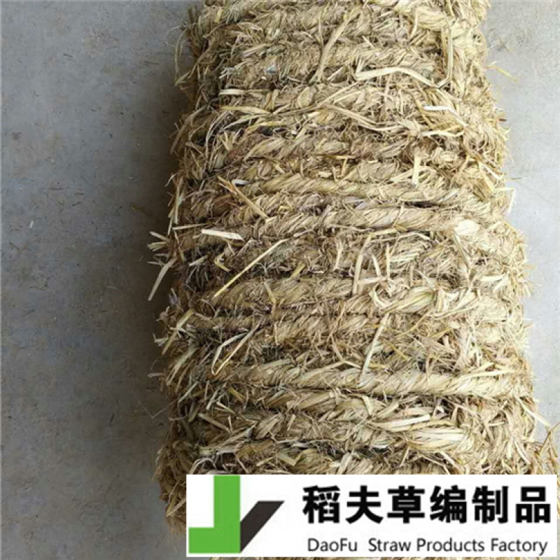 稻夫粗草绳毛绳防风固沙用治沙用防风沙障水泥板隔层