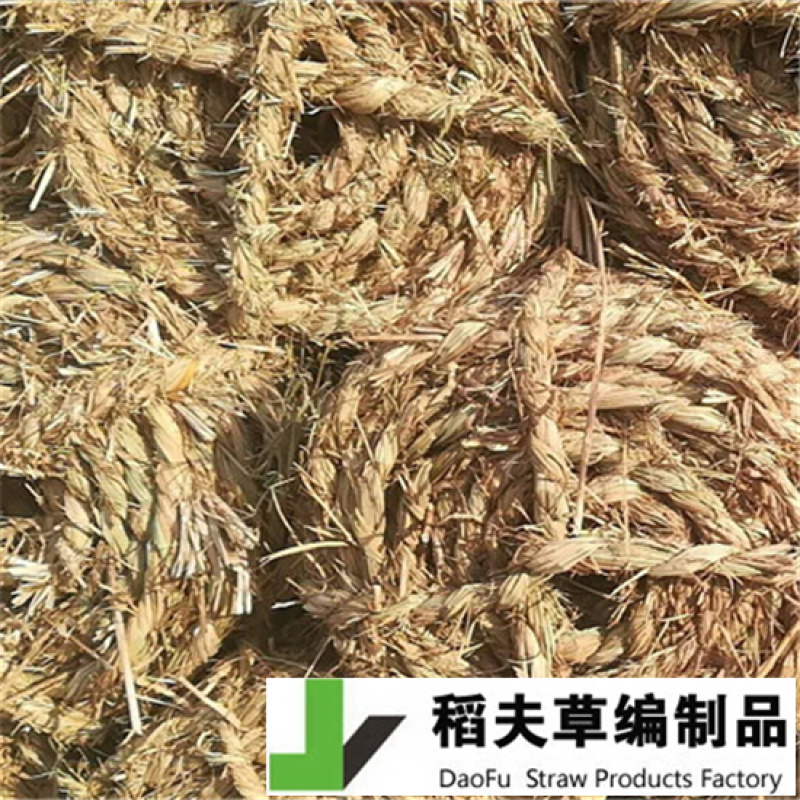 稻夫粗草绳毛绳防风固沙用治沙用防风沙障水泥板隔层