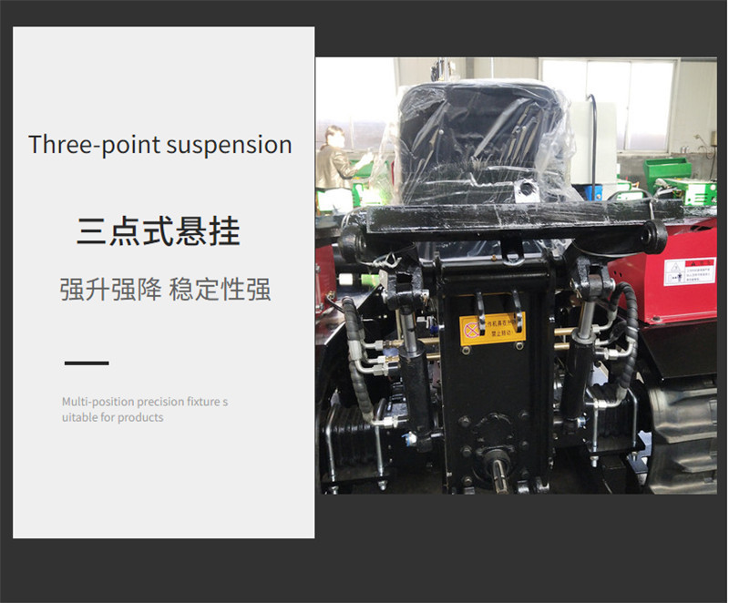 50马力工程挖机水旱两用四驱旋耕机果树自走式推土机