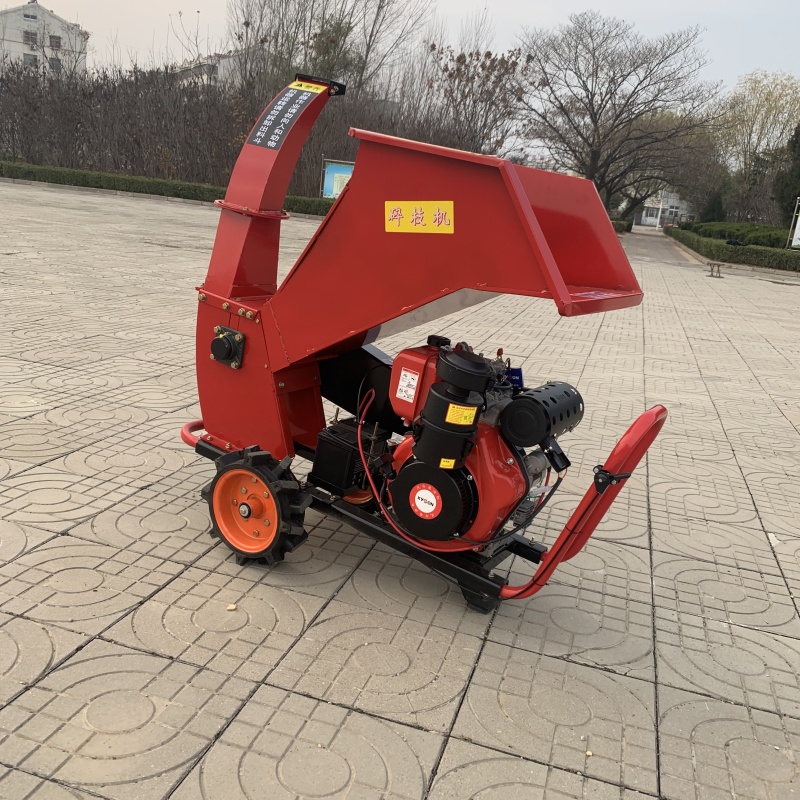 汽柴油移动型碎枝机园林干湿枝条粉碎机枝条残枝碎枝机