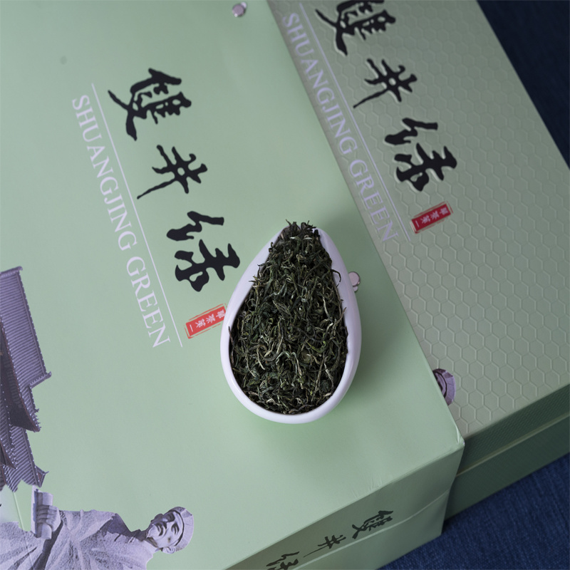 绿茶2022年春新茶礼盒500g正宗双井绿茶罐装银毫散装