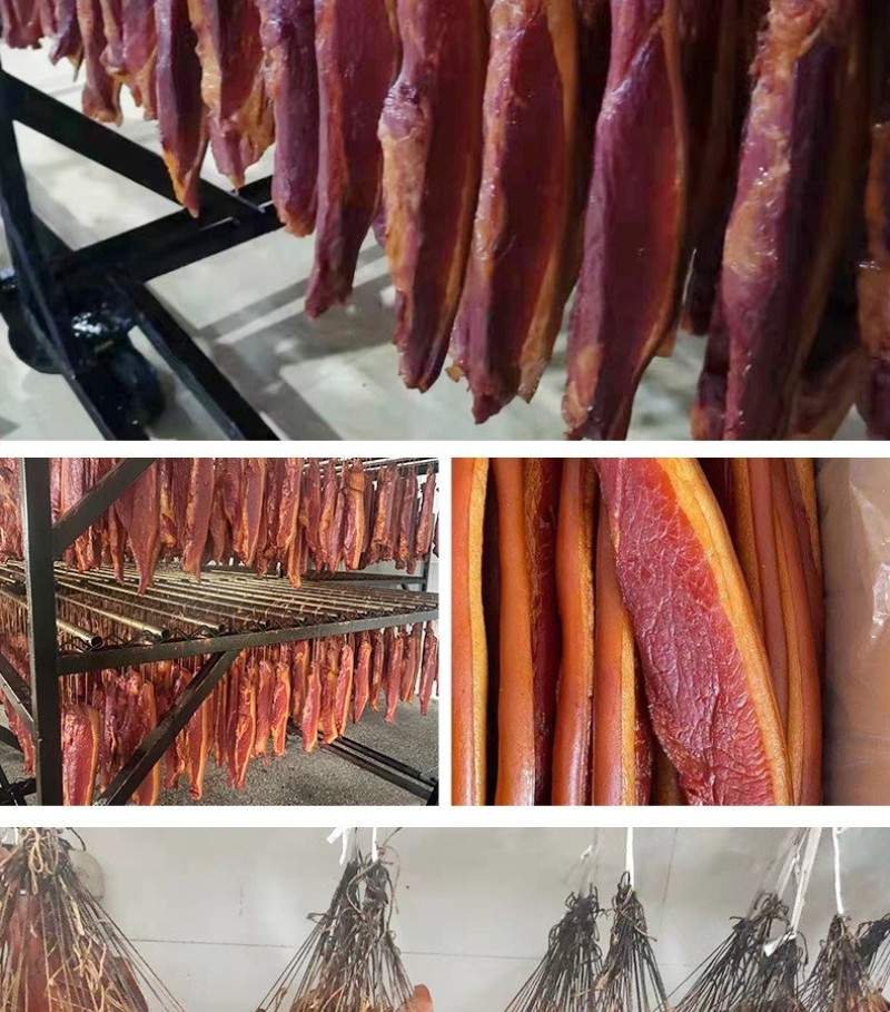 四川腊肉批发农家柴火烟熏二刀腊肉湖南腊肉五花腊肉麻辣香肠