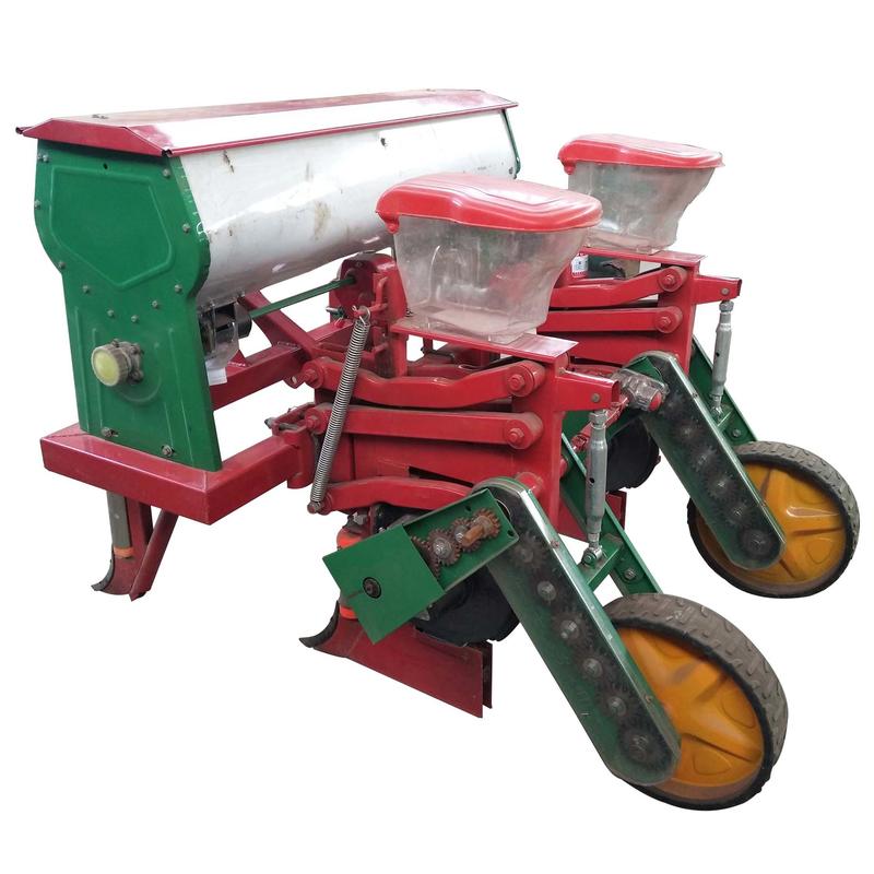 新款悬浮玉米播种机四轮车带灭茬大豆精播机免耕种肥同施苞米