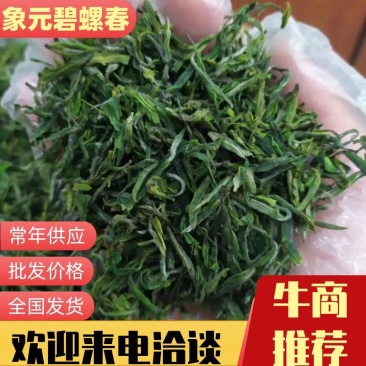 碧螺春茶叶味浓礼盒装来自大自然的绿茶镇安特产象元