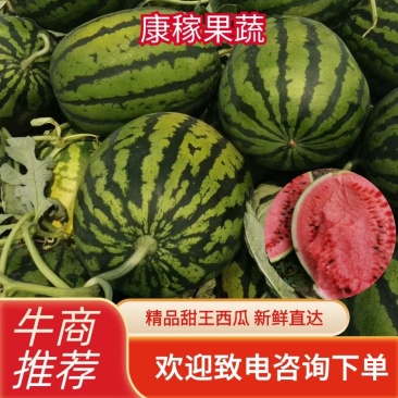 【好货推荐】砀山万亩甜王西瓜，货源充足稳定，承接商超采购