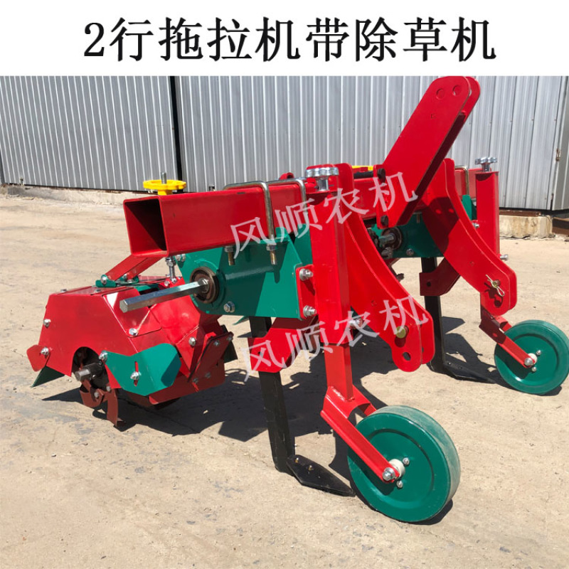拖拉机带除草机中耕除草机玉米菜地花生辣椒菜地除草机