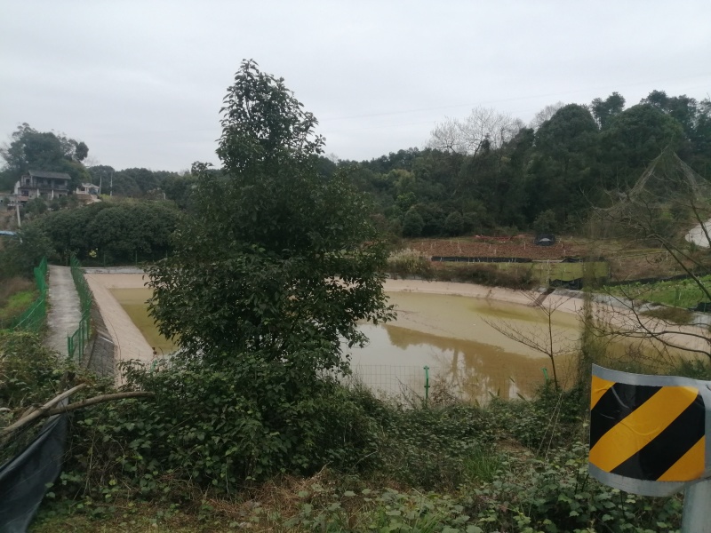 巴南区二圣镇140亩水库边上的种植地，有3个鱼塘。价格8