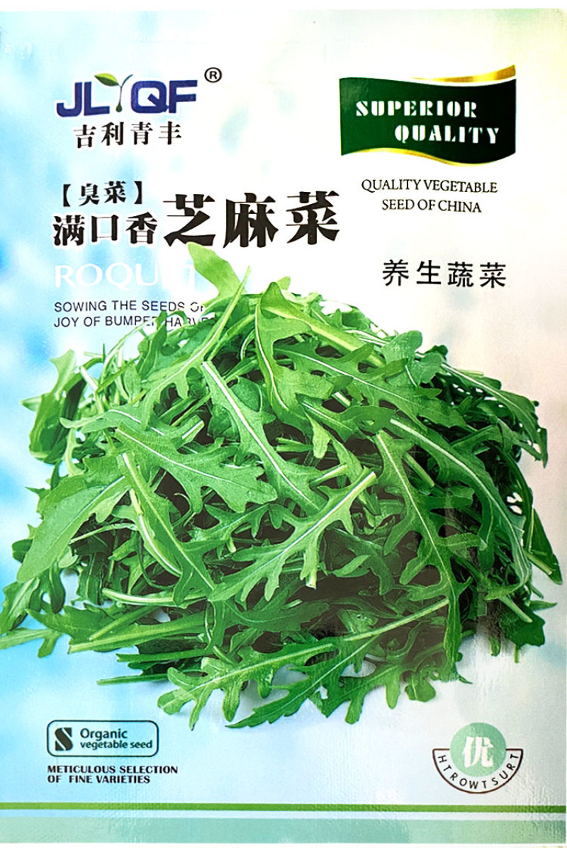 小叶芝麻菜种子有芝麻香味小青菜种籽火箭菜蔬菜菜种孑阳台
