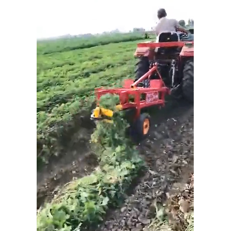 l链条式花生收获机家用小型花生收割机拖拉机手扶带花收获机