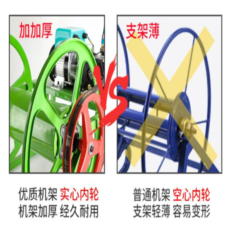 电动药管收管机智能遥控缠管架自动排管48v60v卷管机