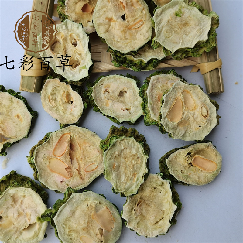 苦瓜苦瓜片山东七彩百草中药材批发多种规格产地供应