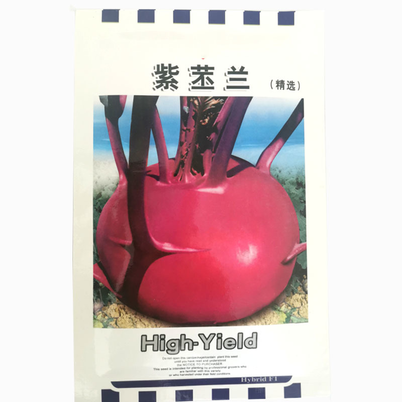 紫苤蓝种子青丕蓝疙瘩春秋季菜种蔬菜种籽抗病强