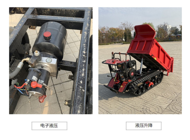 履带运输车爬山虎小型履带式自卸运输车山地自走式升降车