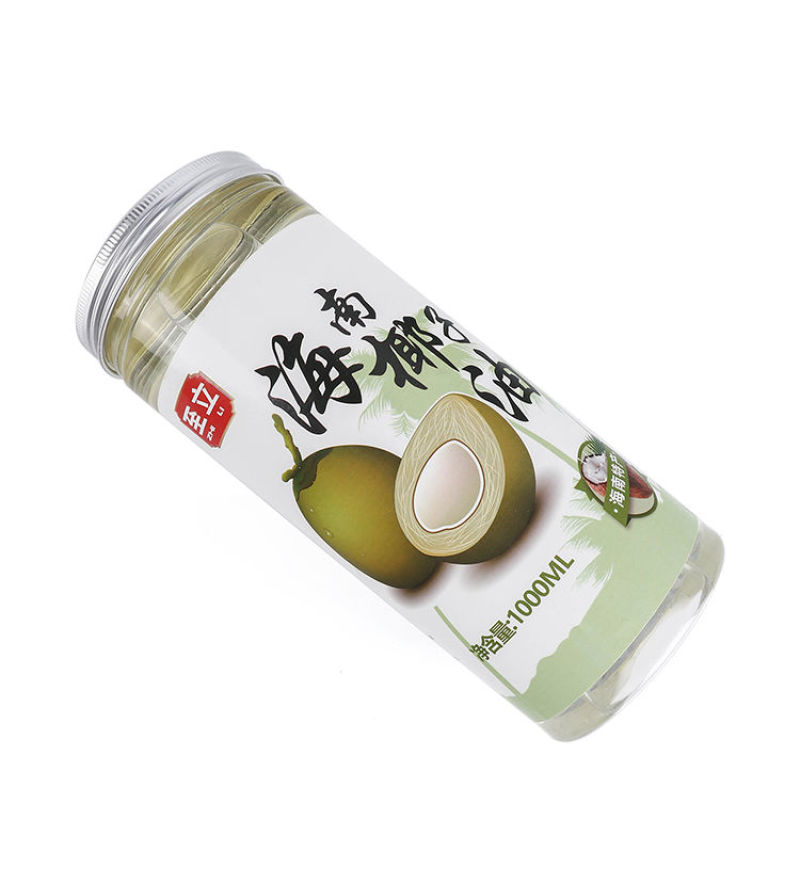 海南椰子油冷榨生酮1000ml食用护发护肤烘焙批发