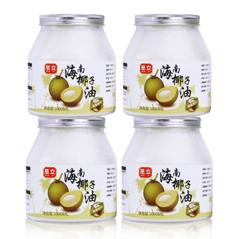 海南直发冷榨初榨生酮椰子油护发肤卸妆生酮食用油批发