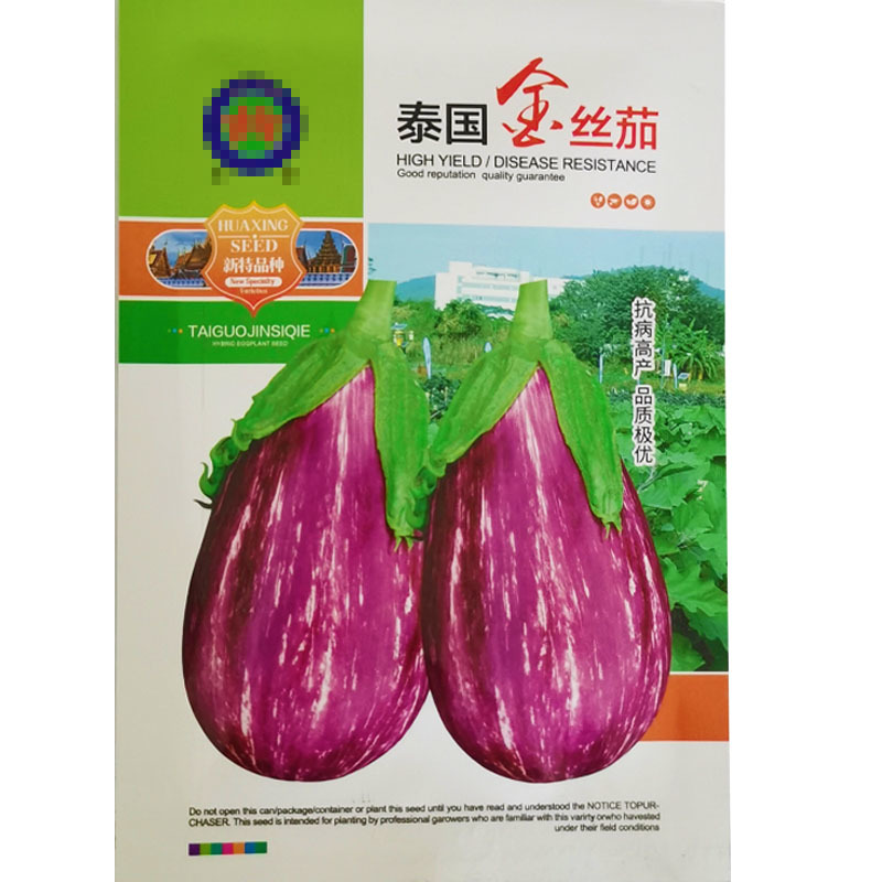茄子种子彩茄花茄子杂交抗病强泰国口感好适应性强