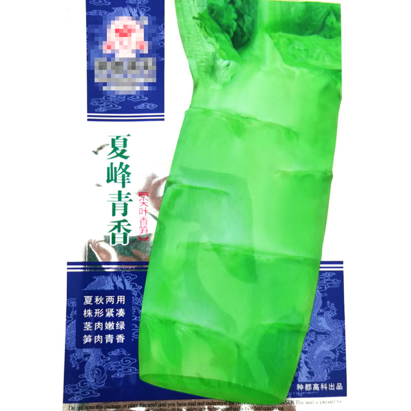 莴笋种子夏叶清香绿色莴笋绿色味香脆不易抽苔