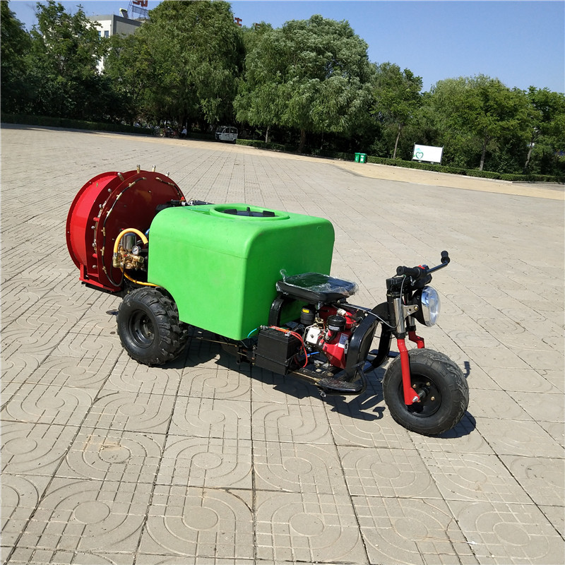 苹果园风送打药车折叠杆打药机苗圃花棚蔬菜大棚打药机