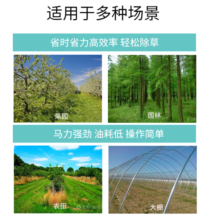 低矮果园碎草还田机柴油大马力割草机自走式园林除草机