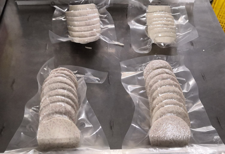 市场上的正宗荔浦芋头包装示意图