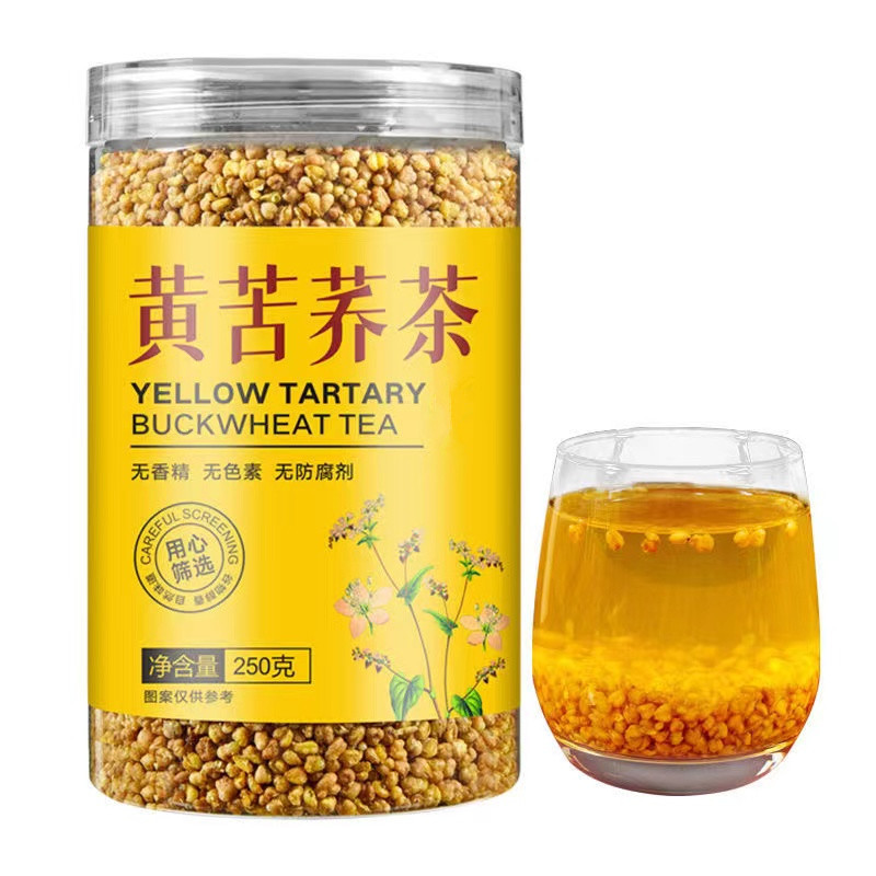 苦荞茶正品罐装大凉山荞麦茶全株苦荞苦乔苦荞麦饭店