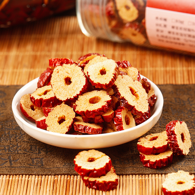 红枣片500g红枣干无核干吃免洗即食零食酥脆新疆特级特产