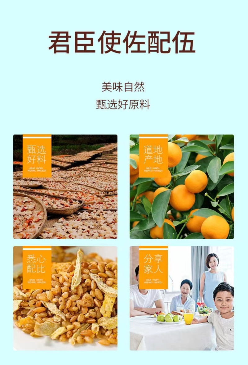 陈皮姜米茶红枣生姜大米茶包泡水泡茶适合女生喝茶焦米茶