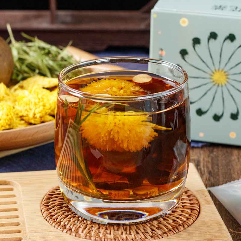 胖大海菊花茶