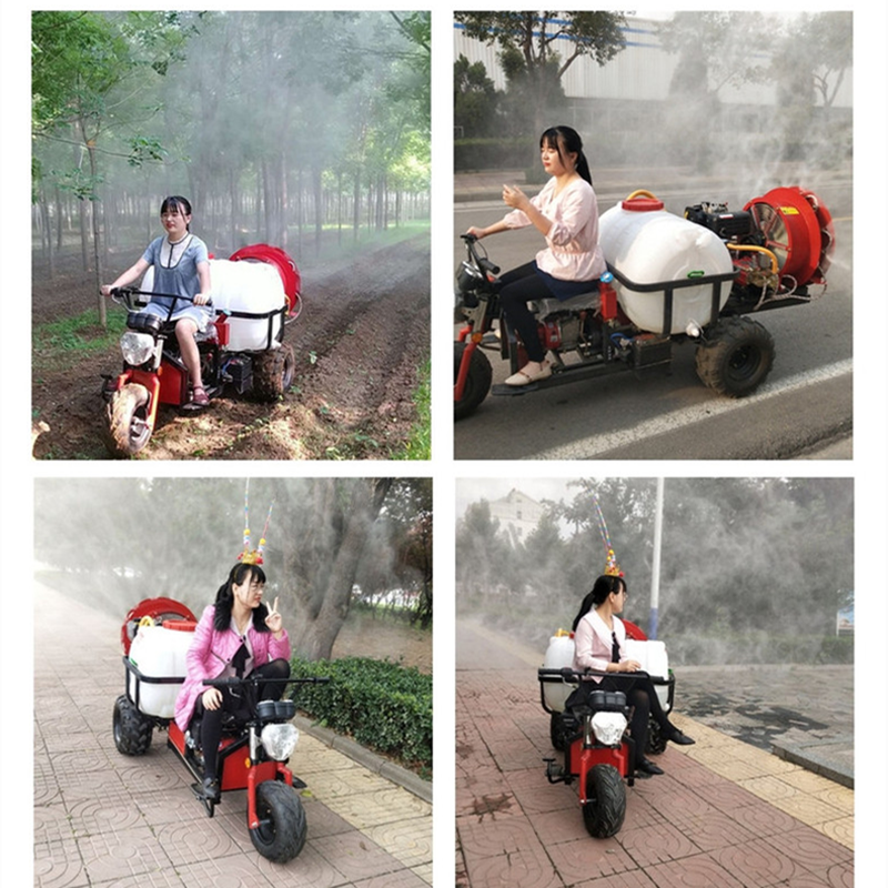 自走式座驾打药机小型风送式果园喷药机苗木灭虫打药车