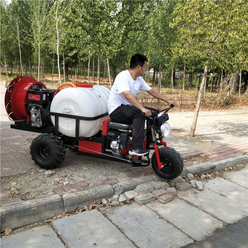 自走式座驾打药机小型风送式果园喷药机苗木灭虫打药车