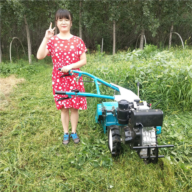果园自走式碎草机茶园除草灭草机防滑轮碎草还田机