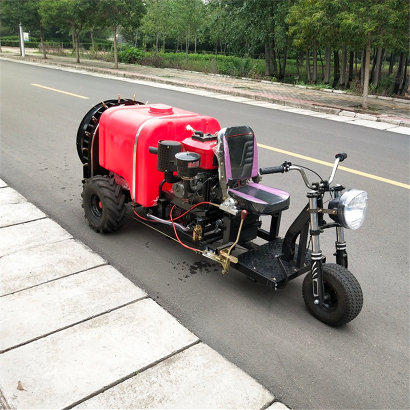 柴油水冷15马力风送打药机大风机喷药机乘坐式打药车