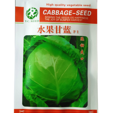 水果甘蓝种子脆甜甘蓝卷心菜包菜种子四季播田园高产耐寒蔬菜