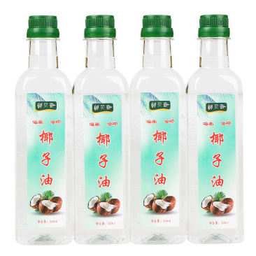 椰子油海南冷初榨三亚特产食用生酮500ML/1000ML