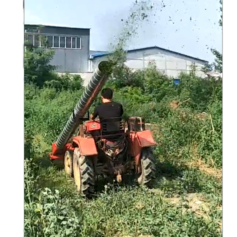 前置秸秆粉碎机小四轮带牧草高粱秸秆豆秧收割粉碎机