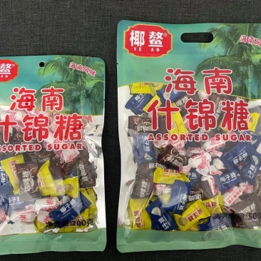 海南椰子糖榴莲糖咖啡糖传统椰子糖特产儿童味道批发