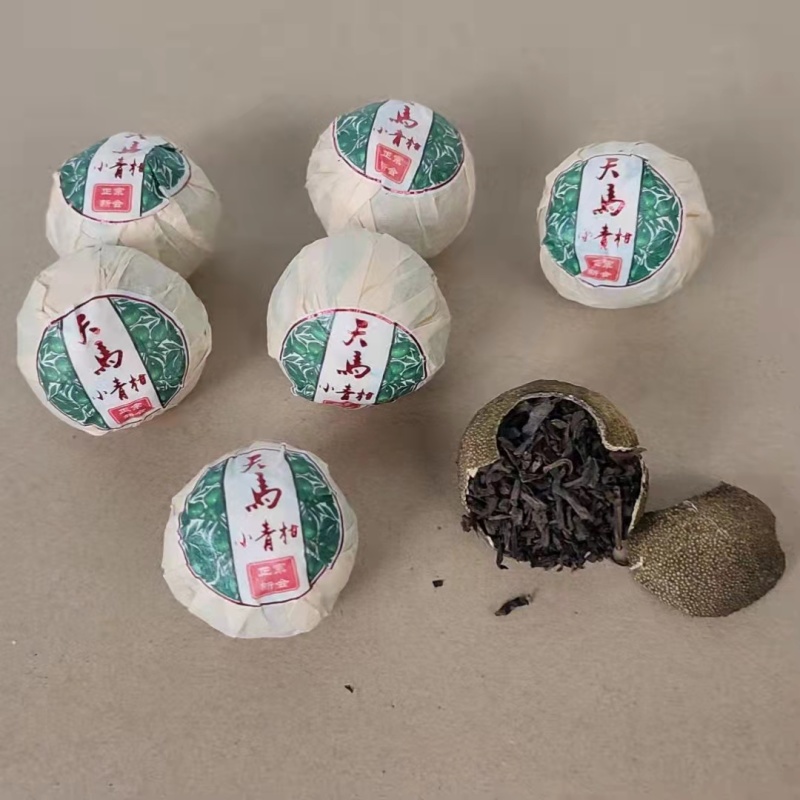 新货库存【一件代发】生晒高性价比新会小青柑普洱茶柑普茶