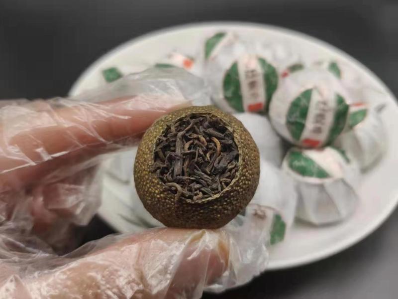 厂家批发梅江珍藏版柑香浓郁新会小青柑柑普茶