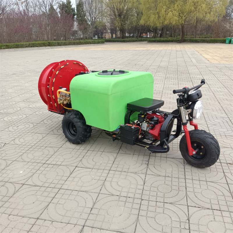 驾乘果园洒药设备大马力高喷果树打药机风送式打药植保机