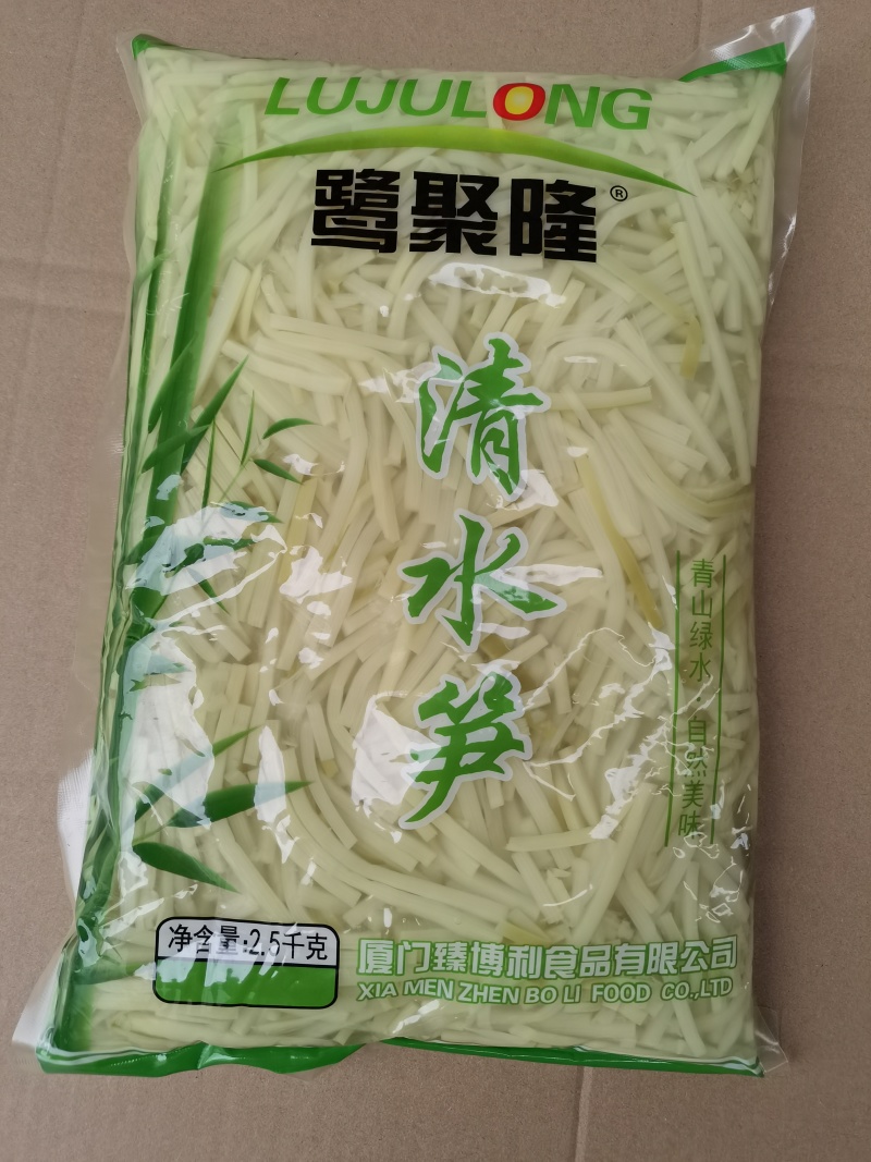 加工定制鹭聚隆清水笋丝2500g真空包装常温保存畅销全国