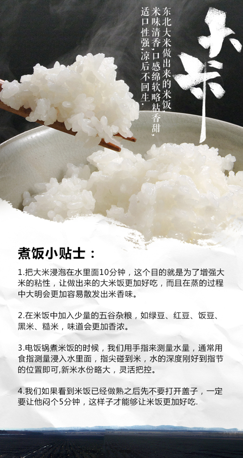黑龙江绥滨县江水灌溉大米东北珍珠米5㎏/袋包邮